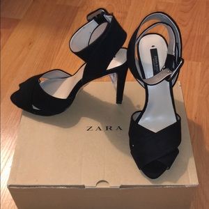 Brand new Zara open toe heels